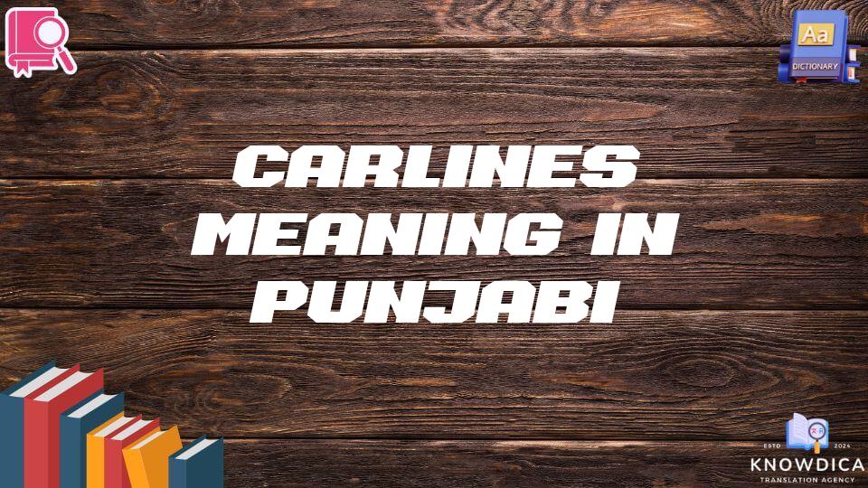 Carlines Meaning In Punjabi