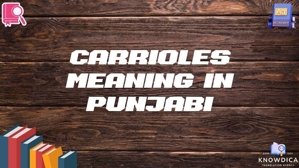 Carrioles Meaning In Punjabi