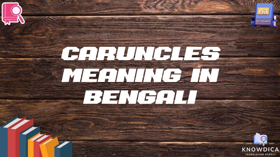 Caruncles Meaning In Bengali