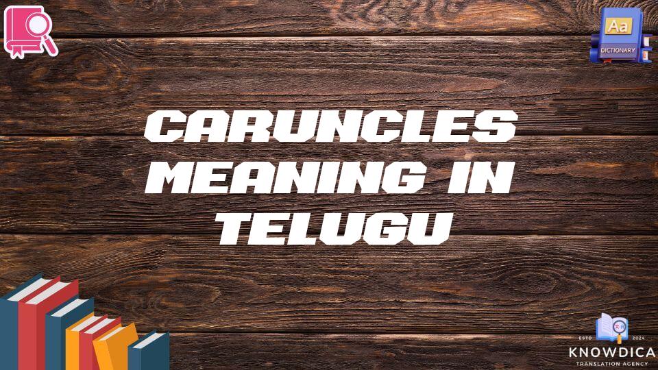 Caruncles Meaning In Telugu