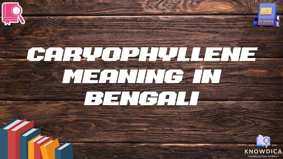 Caryophyllene Meaning In Bengali