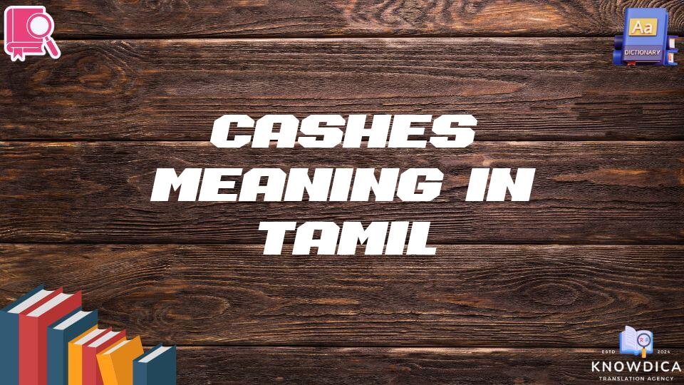 Cashes Meaning In Tamil