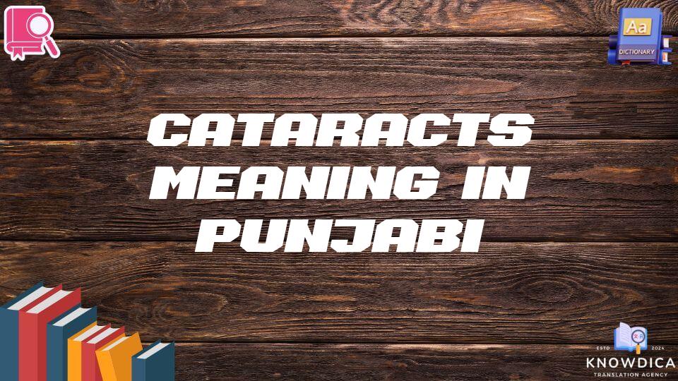 Cataracts Meaning In Punjabi