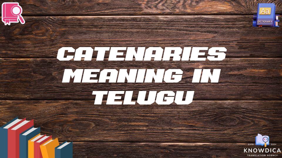 Catenaries Meaning In Telugu