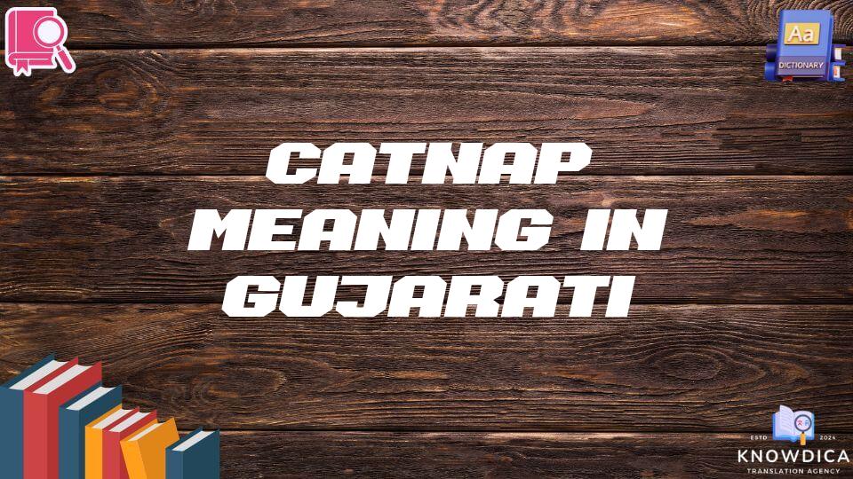 Catnap Meaning In Gujarati