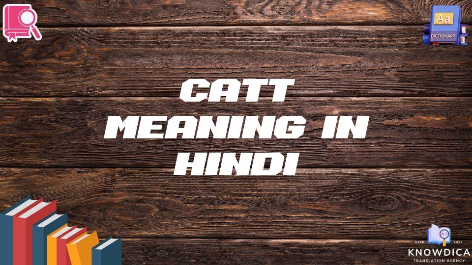 Catt Meaning In Hindi