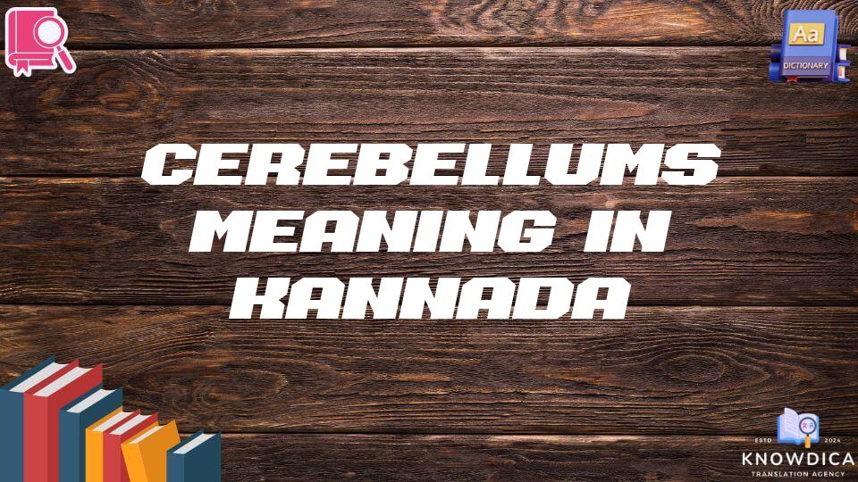 Cerebellums Meaning In Kannada