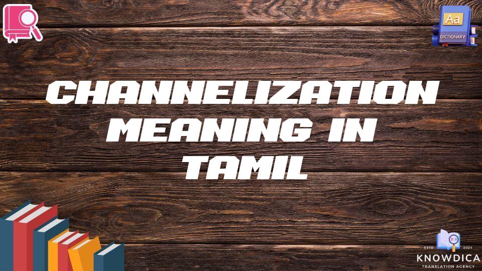 Channelization Meaning In Tamil