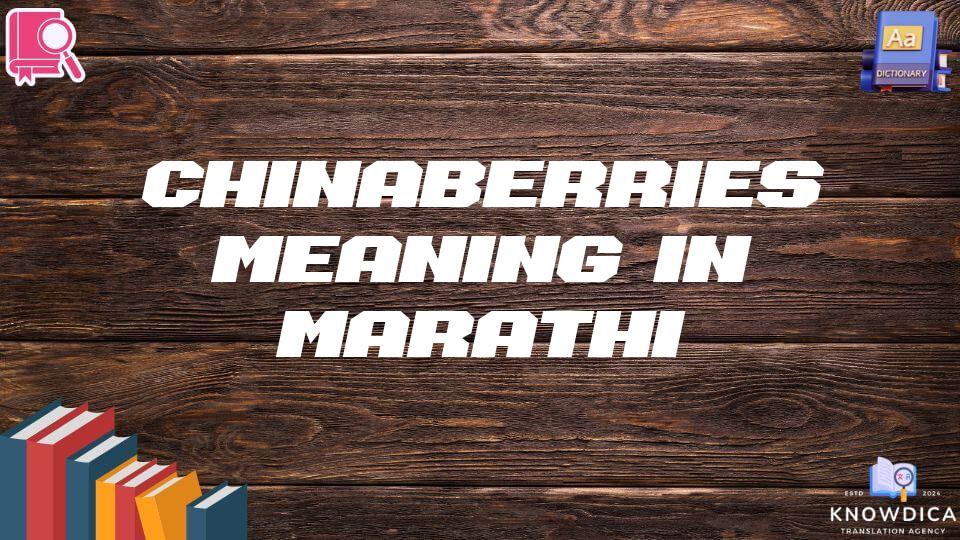 Chinaberries Meaning In Marathi