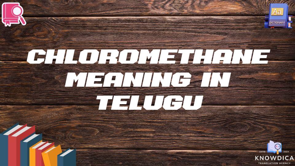 Chloromethane Meaning In Telugu